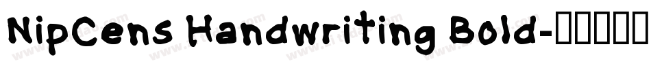 NipCens Handwriting Bold字体转换